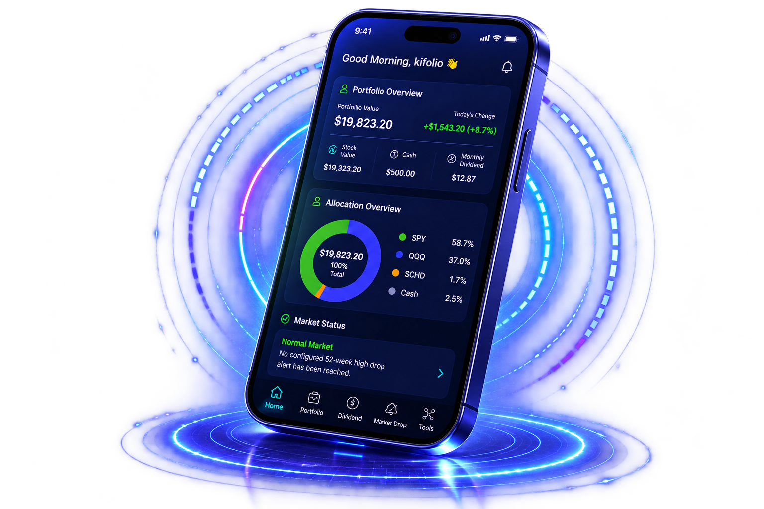 KIFOLIO app preview